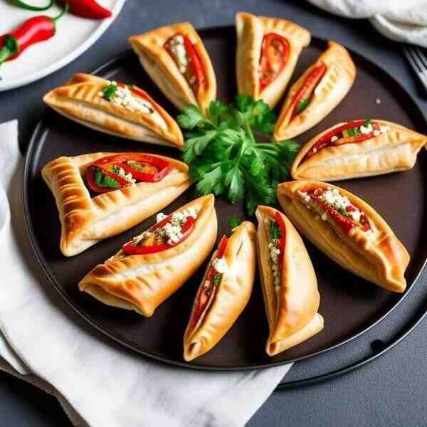 Перец фаршированный фетой Чушка бюрек